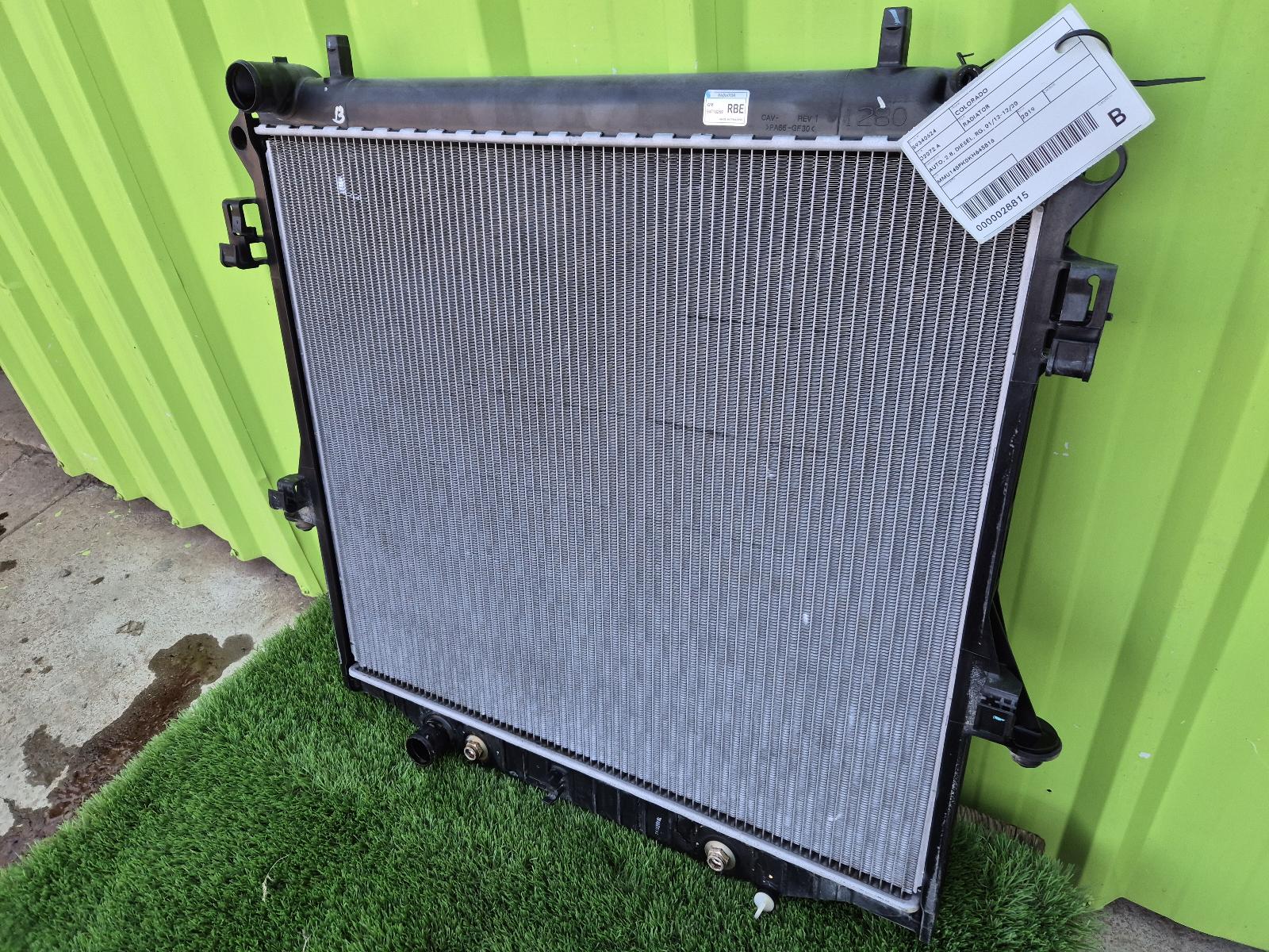 View Auto part Radiator Holden Colorado 2019